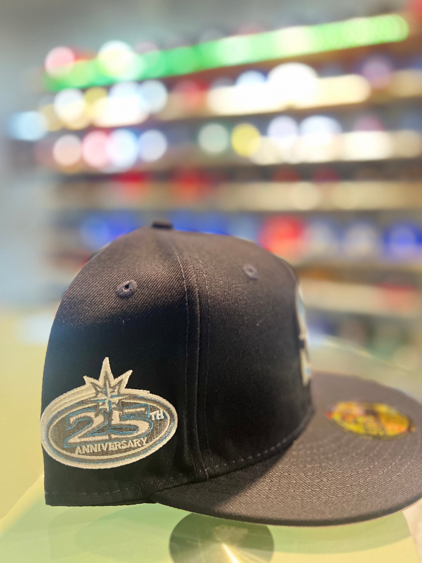 Men's New Era 59Fifty Galaxy Pack Seattle Mariners 25th Anniversary Patch Hat – Navy
