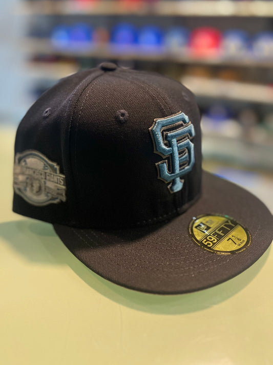 Men's New Era 59Fifty Galaxy Pack San Francisco Giants 2000 Inaugural Patch Hat – Navy