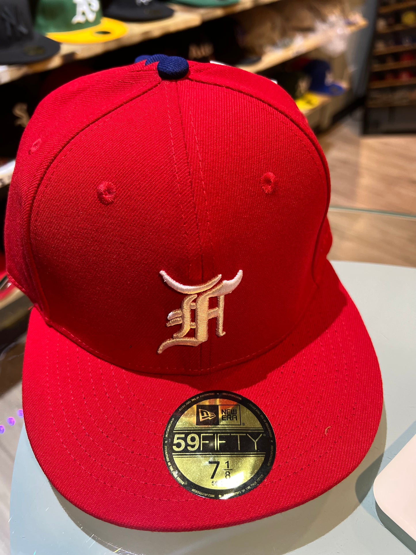 New Era x Fear Of God RARE Philadelphia Phillies Red 59FIFTY Fitted Cap