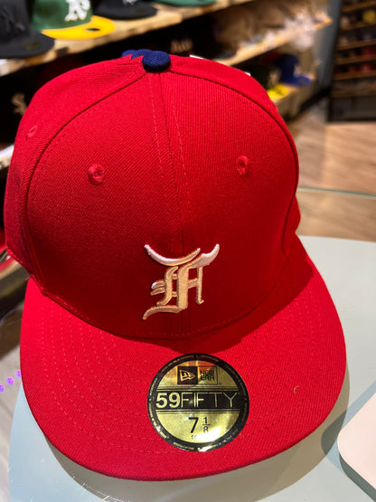 New Era x Fear Of God RARE Philadelphia Phillies Red 59FIFTY Fitted Cap