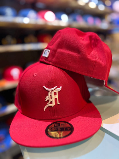 New Era x Fear Of God RARE Philadelphia Phillies Red 59FIFTY Fitted Cap