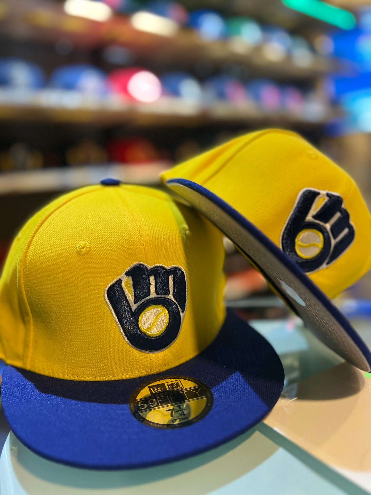 Milwaukee Brewers COOPERPACK Gold-Royal Fitted Hat by New Era